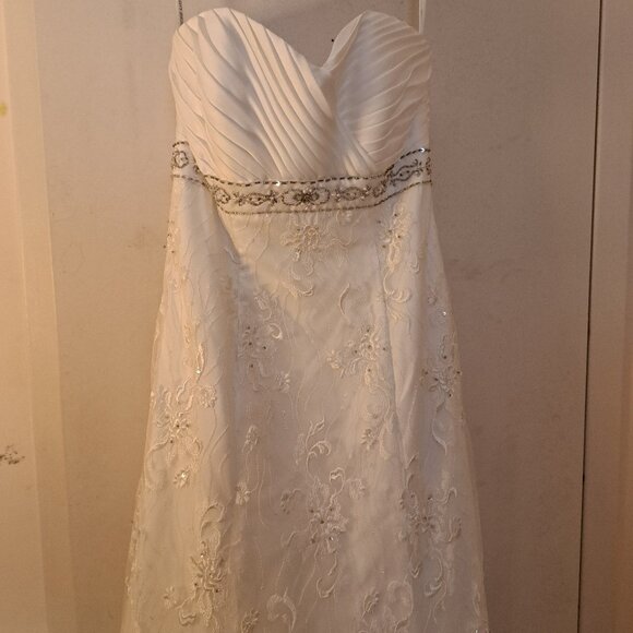 David's Bridal Wedding Dress - Picture 1 of 4